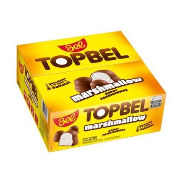 Imagem de Marshmallow TopBel Sabor Tradicional Com 50 Unidades