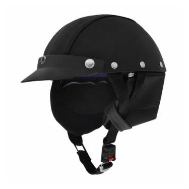 Imagem de Capacete Couro Coquinho aberto - PROTORK
