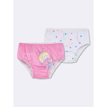 Imagem de Kit de Calcinha Infantil Bia Dots - Veggi, Rosa, 8, Meninas