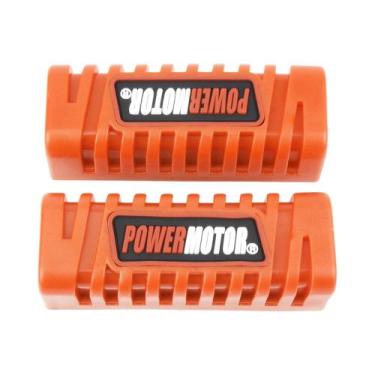 Imagem de Capa De Pedal Frontal De Borracha Antiderrapante Universal Para Motoci