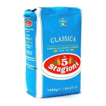 Imagem de Farinha Italiana 00 Le 5 Stagioni Classica 1kg P/ Paes Pizza
