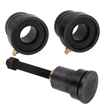 Imagem de Kit de vedação do tubo do eixo dianteiro, ferramenta de instalação de vedação do eixo interno anodizado preto confiável MG21103 3 peças para carro(Preto)
