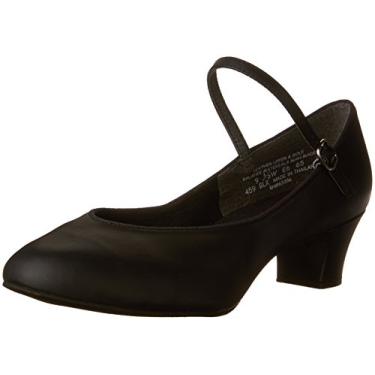 Imagem de Calçado feminino Capezio 459 com sola de camurça Jr., Preto, 9.5 Wide