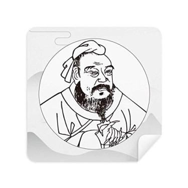 Imagem de Pano de limpeza de óculos Lao Tzu da Dao Religion China Tecido de camurça 2 peças
