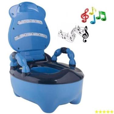 Imagem de Troninho Musical Infantil Fazendinha Azul - Prime Baby