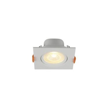 Imagem de Spot de Led Blumenau Slim Quadrado 3W Bivolt 3000K Luz Amarela