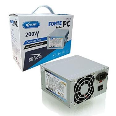 Imagem de Fonte ATX 200w Knup c/cabo de força KP-517