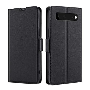 Imagem de For Google Pixel 6 Ultra-thin Voltage Side Buckle PU + TPU Horizontal Flip Leather Case with Holder & Card Slot
