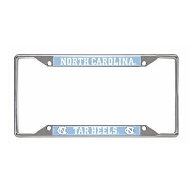 Imagem de FANMATS - 14901 NCAA UNC University of North Carolina - Chapel Hill Tar Heels Moldura cromada para placa de licença 15,9 cm x 31,1 cm