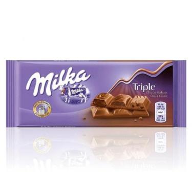 Imagem de Chocolate Milka Triple Choco Cocoa 90G
