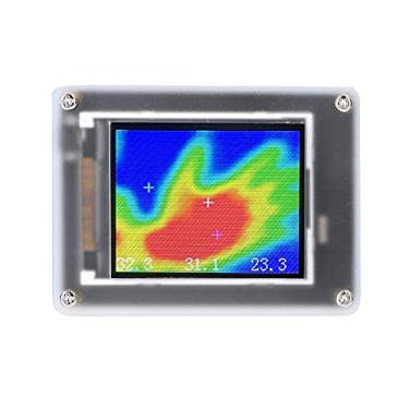 Imagem de Tingpai MLX90640 USB Power Supplys Display TFT de 1,8 polegadas Sensores de tempe tu inf vermelhos portáteis Termovisor inf vermelho Fer menta de detecção multifuncional com tampa de acrílico