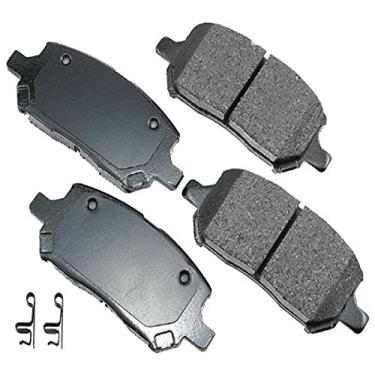 Imagem de Akebono ACT956 Proact Kit de pastilhas de freio a disco de cerâmica ultra premium, cinza