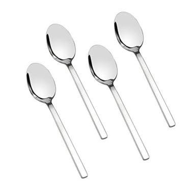 Imagem de Conjunto de colheres de sobremesa de aço inoxidável Doryh, 12 peças, 17 cm