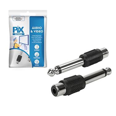 Imagem de PIX Adaptador P10 Macho Mono/RCA Femea
