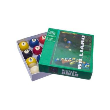 Jogo Bolas De Bilhar Sinuca Numeradas 52mm Snooker - Billiard - Bolas de  Sinuca / Bilhar - Magazine Luiza