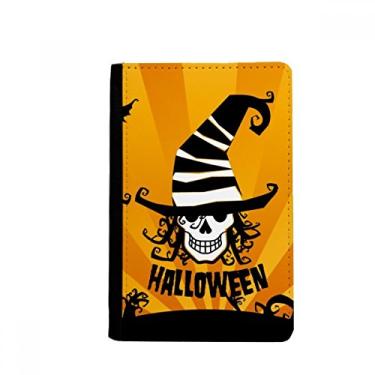 Imagem de Carteira com marcador de caveira, chapéu de feiticeiro, porta-passaporte, porta-cartões Notecase Burse