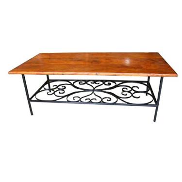 Imagem de Mesa de Centro Corazón em Madeira e Ferro - Cód 1431
