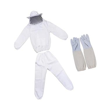 Imagem de Esquirla Apicultores Bee Suit Equipment Roupas de apicultura de corpo Equipamento de proteção de vários tamanhos Traje de apicultor Terno de, XXL