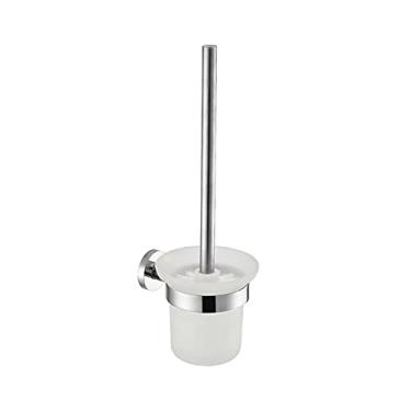 Imagem de Prateleira de vidro para banheiro de aço inoxidável 304 Suporte para sabonete Toalheiro Barra de parede Cabide para escova de banheiro Cromado Conjunto de acessórios, suporte para escova de vaso sanit