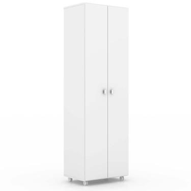 Imagem de Armário Multiuso Tecno Mobili Am3101 com 2 Portas e 4 Prateleiras - Branco