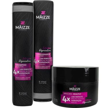 Imagem de Kit Maizze Intensive Shampoo + Condicionador + Máscara 300G