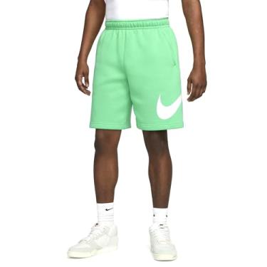 Imagem de Nike Camiseta masculina esportiva Club Short Basketball Graphic, Primavera verde/branco, P