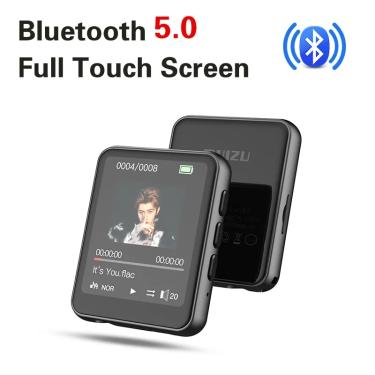 Imagem de RUIZU M4 MP3 Music Player com Bluetooth Alta Resolução Walkman Full Touch Screen Embutido