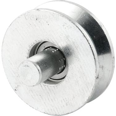 Imagem de Roldana para Portão 2" Tipo V Aço Zincado com Rol.pino - Vonder