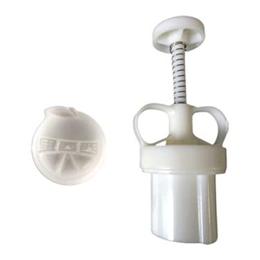 Imagem de Selo de Biscoito Moon Cake Maker Requintado Laranja Pastelaria DIY Decoração Festival Cortador de Mão Molde de Bolo Ferramentas de Pastelaria