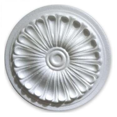 Imagem de Roseta Decorativa Poliestireno R18 HomEstar Branco