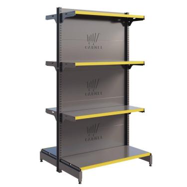 Imagem de Gôndola Fit Centro 1 Inicial 1,37m Farmácia Comercio - Amapá