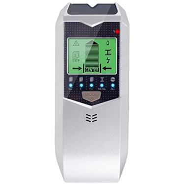 Imagem de Scanner de parede Stud Finder, 5 em 1, operado por bateria, SH402, detector de scanner de parede multifuncional, com visor de LED e alarme de áudio, detector de pino portátil, para fio CA de madeira