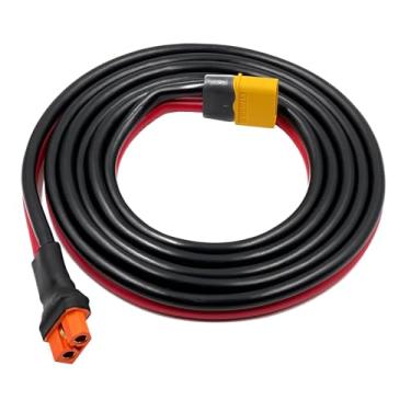 Imagem de ZkeeShop Cabo macho XT60i para XT60 10AWG compatível com gerador solar de estação de energia portátil Ecoflow (5FT)