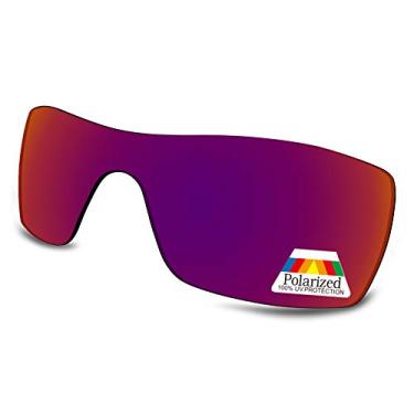 Imagem de Bwake Lentes de reposição para óculos de sol Oakley Turbine Rotor OO9307 - roxo framboesa polarizado