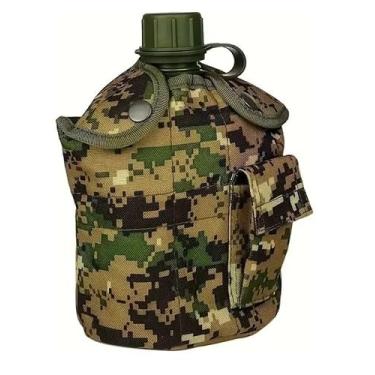 Imagem de Cantil Tatico Militar Com Caneca De Aluminio E Capa Multicor (Western Digital)