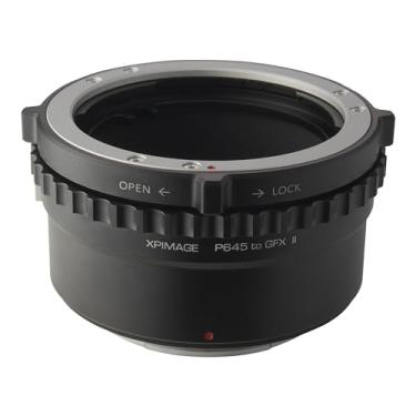 Imagem de XPIMAGE Anel adaptador de montagem de lente compatível com lente Pentax 645 para câmera Fujifilm GFX GFX50 GFX100