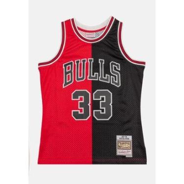 Imagem de Regata Mitchell & Ness Split Swingman Jersey Chicago Bulls 1997-98 Scottie Pippen Masculino-Masculino