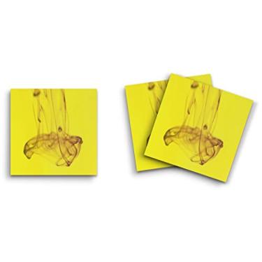 Imagem de Butler in the Home Sticky Notes Pacote com 12 7,6 cm x 7,6 cm, 50 folhas por bloco, pingando tinta em movimento, blocos de notas engraçados e fofos, papel planejador de diário