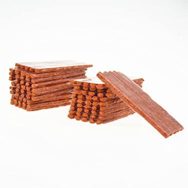 Imagem de CIADIC Plugues de reparo de pneus 100 peças, cordas de borracha para reparo de pneu tiras autovulcanizadoras 10 cm x 0,6 cm para ferramentas de perfuração de enchimento de vedação de pneus sem câmara