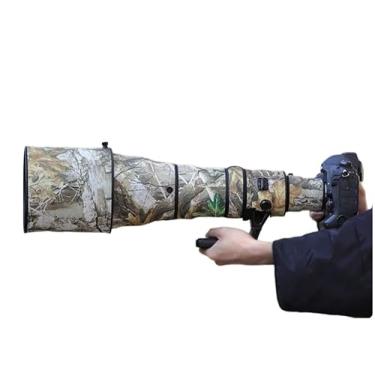 Imagem de CHASING BIRDS Capa protetora à prova de chuva para Nikon AF-S 800 mm F5.6 E FL ED VR Capa protetora de lente à prova de chuva (camuflagem de árvore amarela, com TC de 1,4 X (TC-14E III))