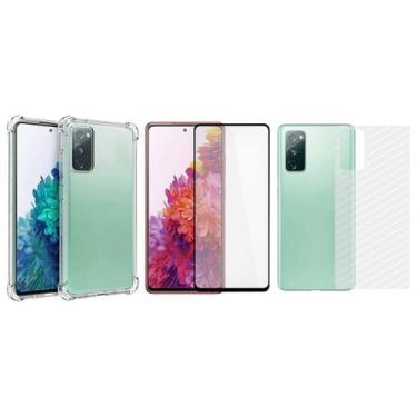 Imagem de Capinha Antichoque + Vidro 3D + Traseira Para Samsung S20 FE - HRebos