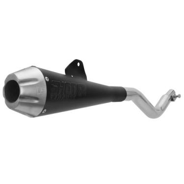 Imagem de Escapamento Shot 8 para NXR Bros 150 2009 a 2014 Pro Tork, PRETO, BROS