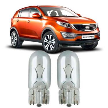 Imagem de Par Lâmpadas Pingo Original Esmagada T10 12v 5w 2825 Kia Sportage Faro