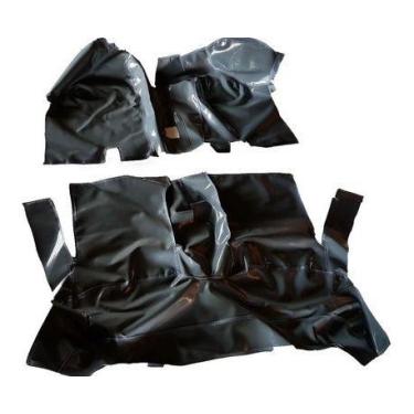 Imagem de Tapete Assoalho Verniz Liso Grafite Paraty 4 Portas  G2 G3 - Sem marca