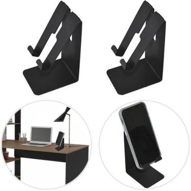 Imagem de Par De Suporte Tripe De Celular De Mesa Portátil Universal - Sterk