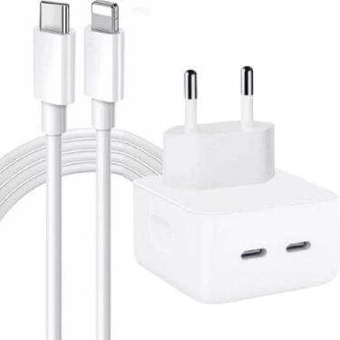 Imagem de Carregador Rápido Fast Charger 35w + Cabo Lightning Rápido - Premium