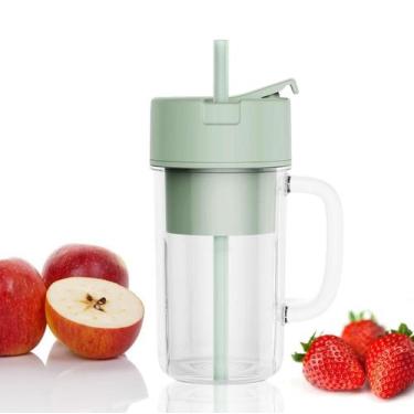 Imagem de Mini Liquidificador Copo Mixer Elétrico Batedor Shake Frutas - Ry Top