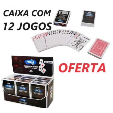 Imagem de Caixa de baralho conjunto de cartas poker , truco jogos de tabuleiros 