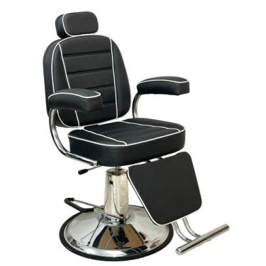 Imagem de Poltrona Cadeira Reclinável De Barbeiro E Salão Valentina - Bethel Mov