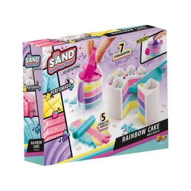 Imagem de Massinha Areia Arts and Crafts Rainbow Cake - Fun com Acessórios